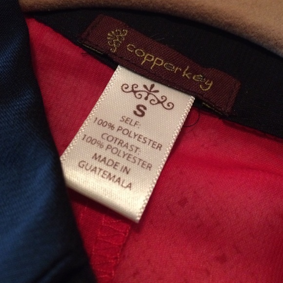 3 for $25! Copper Key Sheer Top - Picture 3 of 3